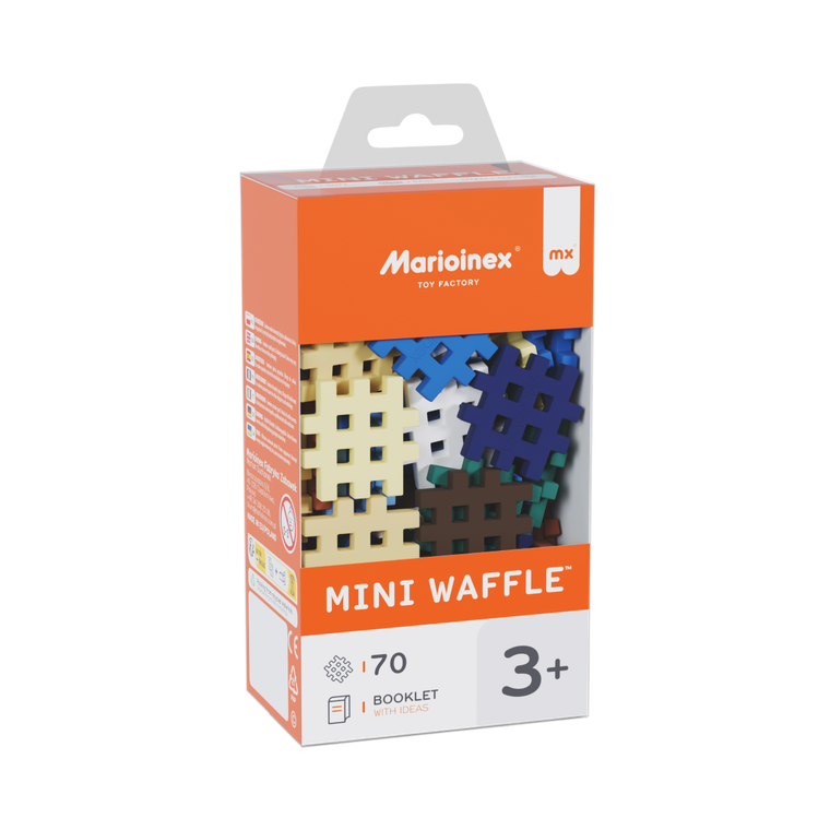Marioinex, Mini Waffle, klocki konstrukcyjne, 70 elementów