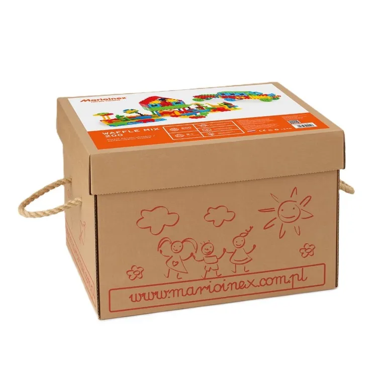 Marioinex, Waffle, klocki konstrukcyjne, 200 elementów