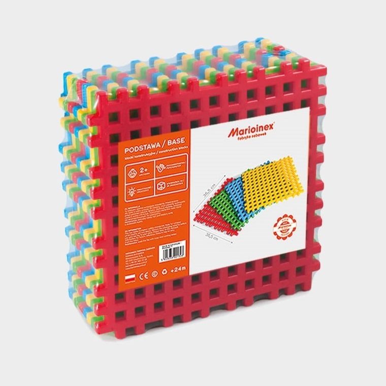 Marioinex, Waffle, podstawa do klocków konstrukcyjnych, 8 szt.