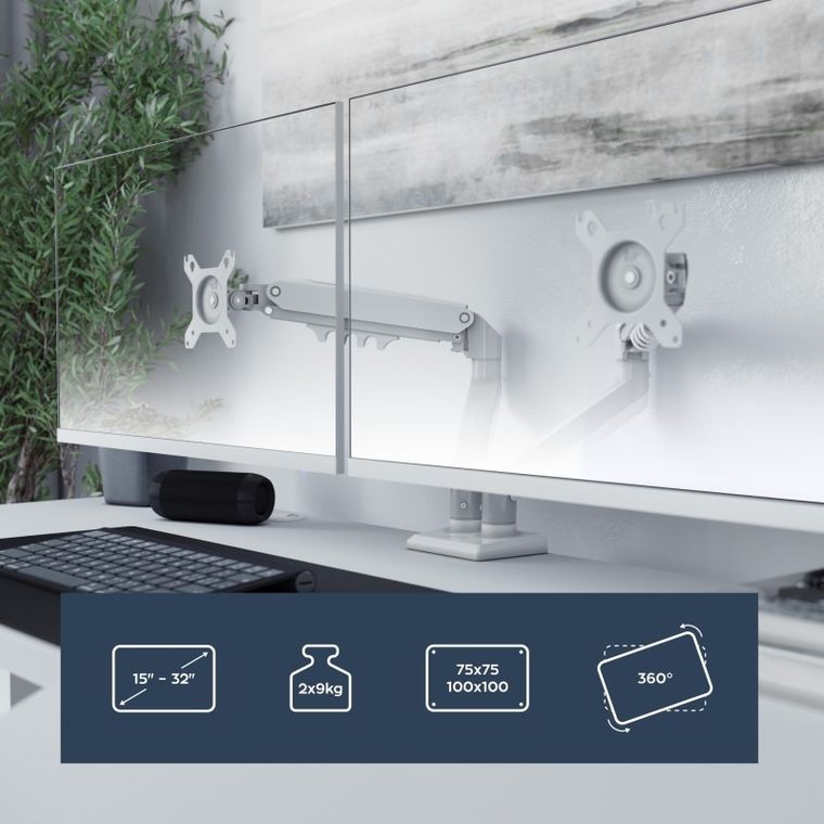 Mark Adler, Flow 4.0, uchwyt na dwa monitory