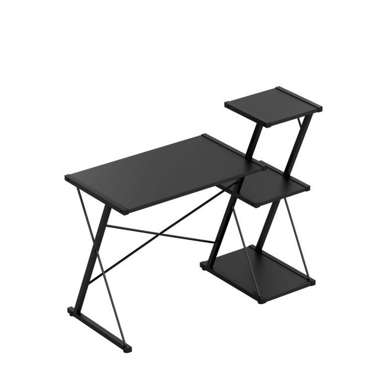 Mark Adler, Leader 3.5, biurko z półkami, Black, 116 cm