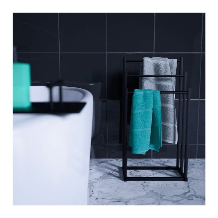 Mark Adler, Level 6.0, wieszak na ręczniki, Black