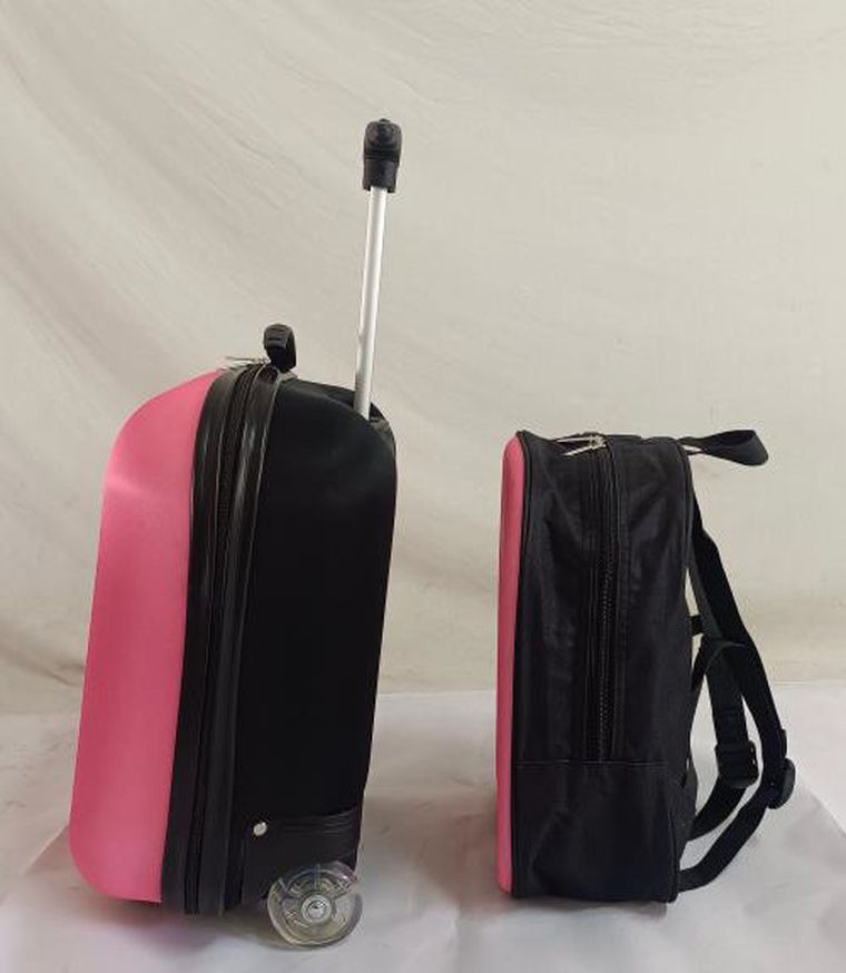 Marko, walizka i plecak, zestaw podróżny dla dzieci, jednorożec