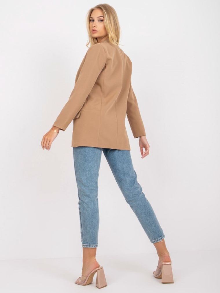Marynarka damska, beżowa, Italy Moda