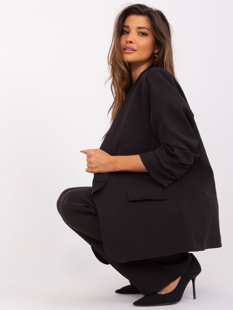 Marynarka damska, czarna, Lakerta