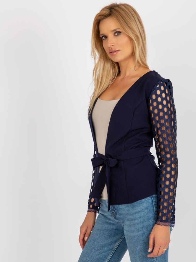 Marynarka damska, granatowa, Lakerta