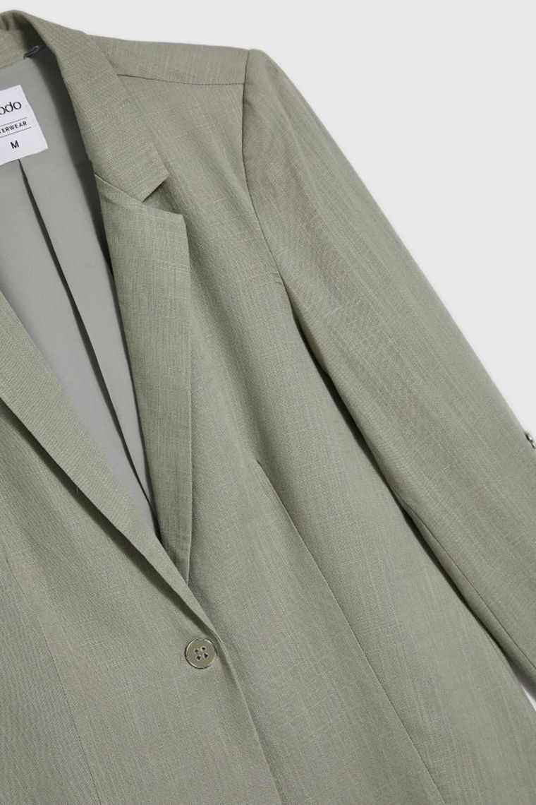 Marynarka damska, khaki, Moodo