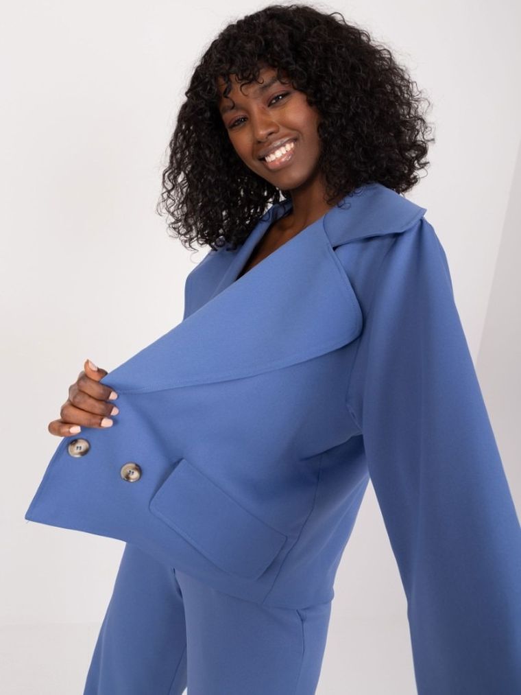 Marynarka damska, niebieska, Lakerta