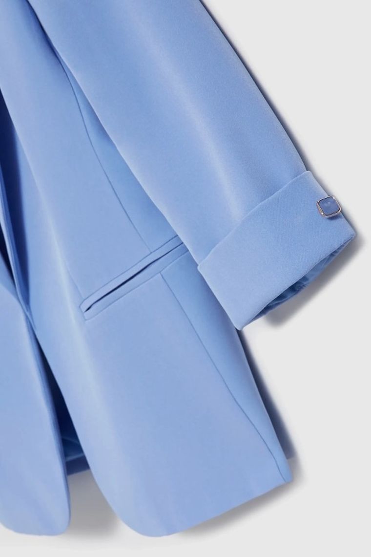 Marynarka damska, niebieska, Moodo