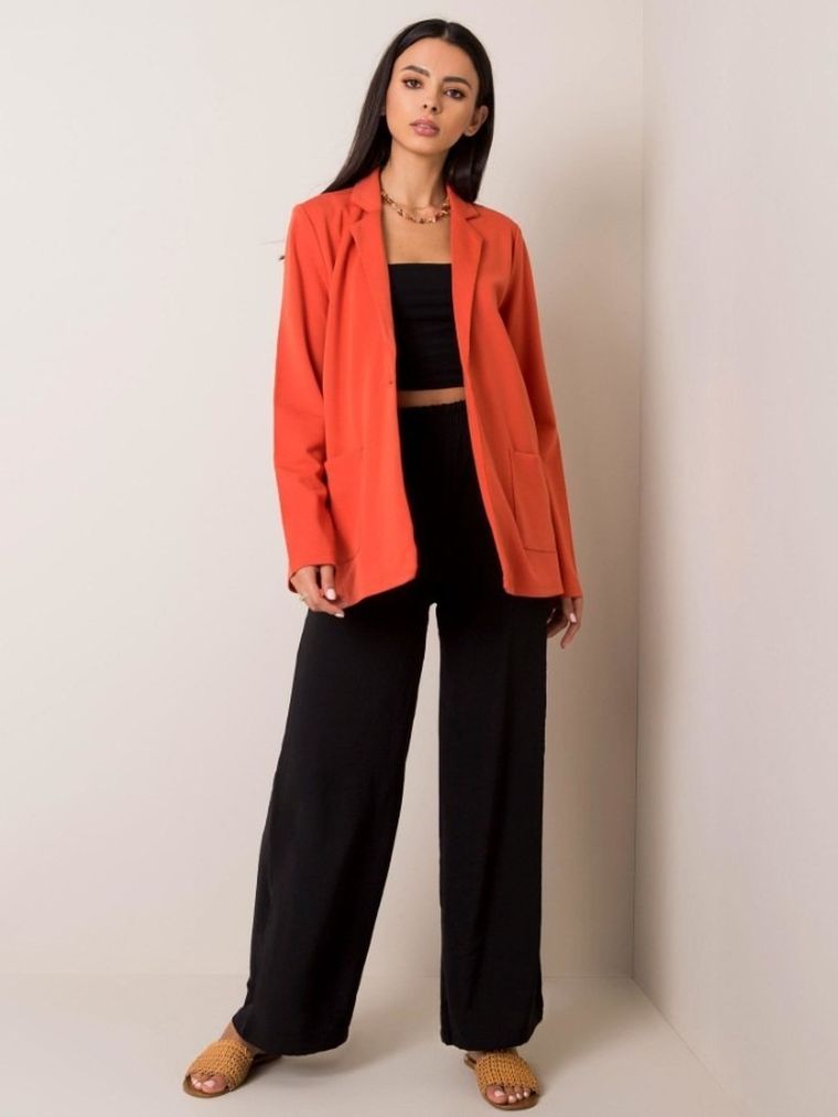 Marynarka damska, pomarańczowa, Sublevel