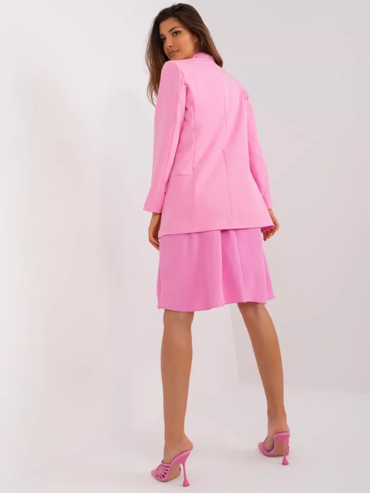 Marynarka damska, różowa, Italy Moda