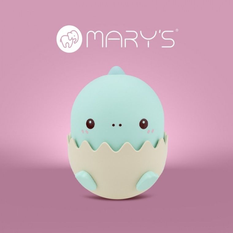 Mary's, Baby Dino, lampka nocna, niebieska