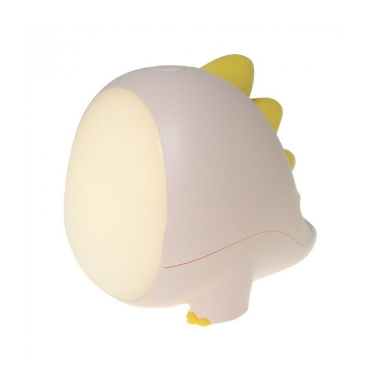 Mary's, lampka nocna LED, dino, różowy