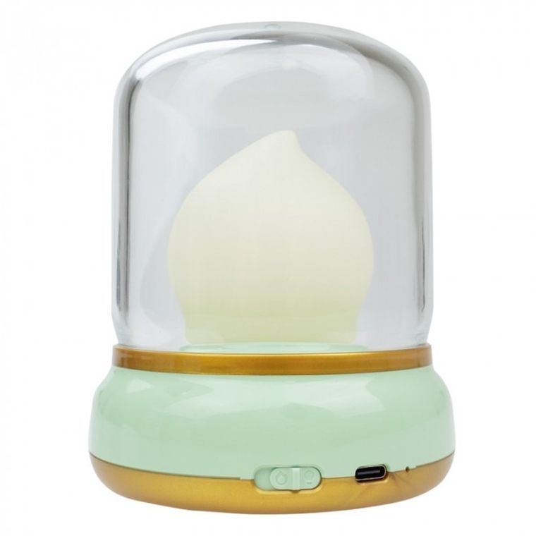 Mary's, Płomyczek, lampka nocna, LED, zielony