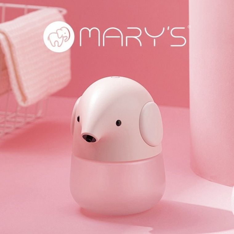 Mary's, Słonik, dozownik do mydła, różowy