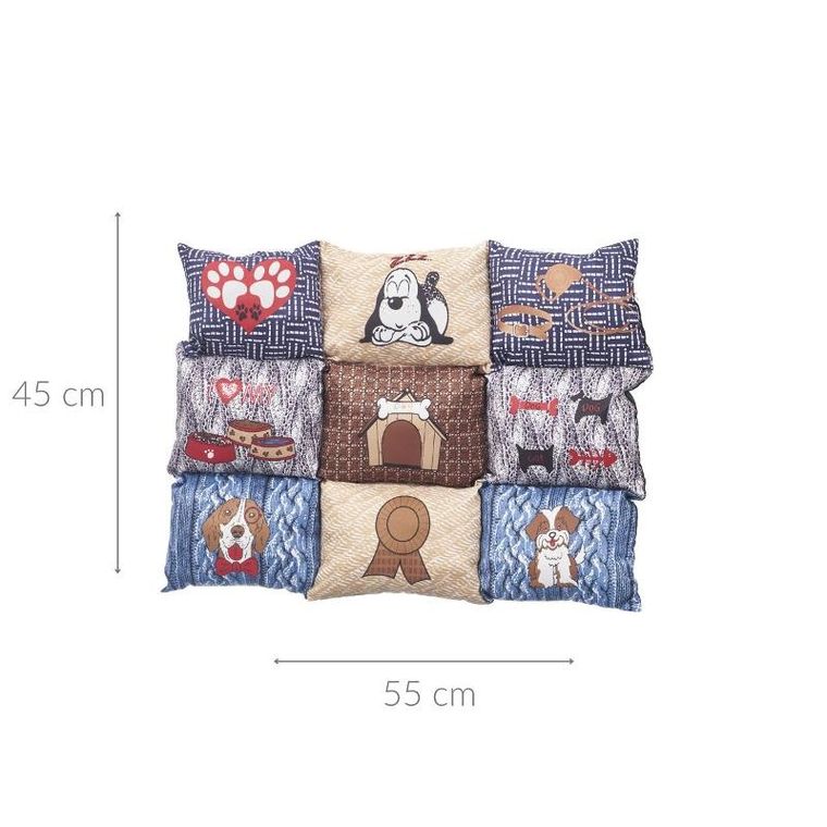 Mascow, legowisko dla psa, z antypoślizgowym spodem, 55-45 cm