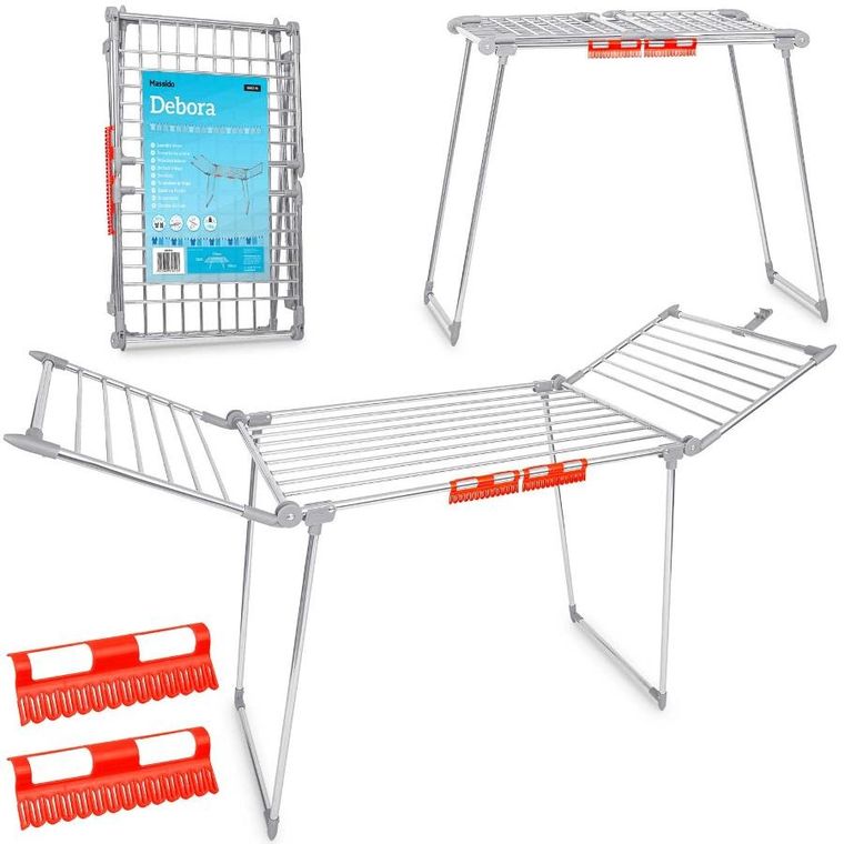 Massido, Debora, stojąca suszarka na pranie, rozkładana, 19 mb