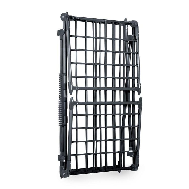 Massido, Lina, suszarka na pranie stojąca rozkładana, czarna, 22 mb