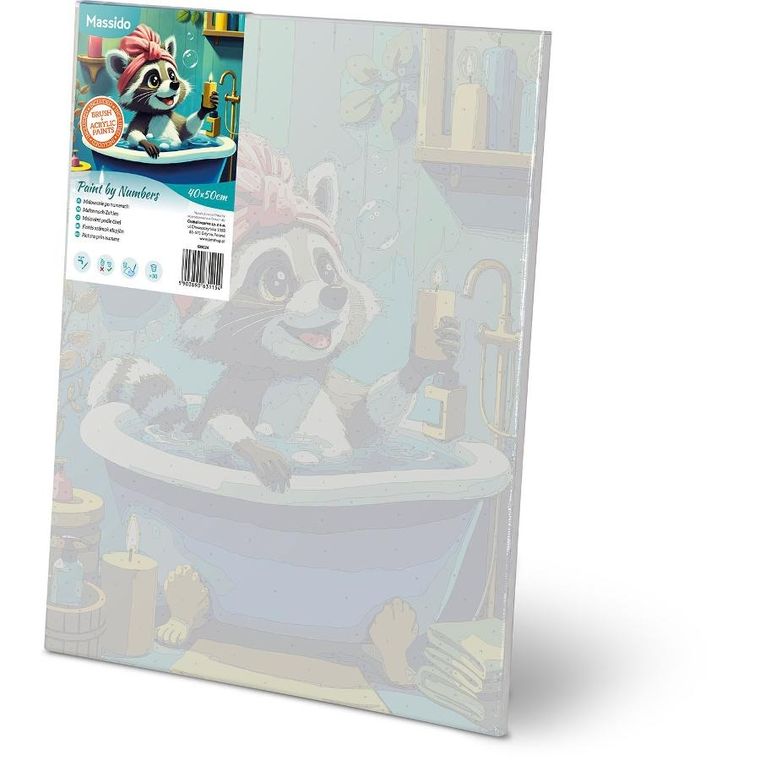 Massido, malowanie po numerach, Szop, 40-50 cm