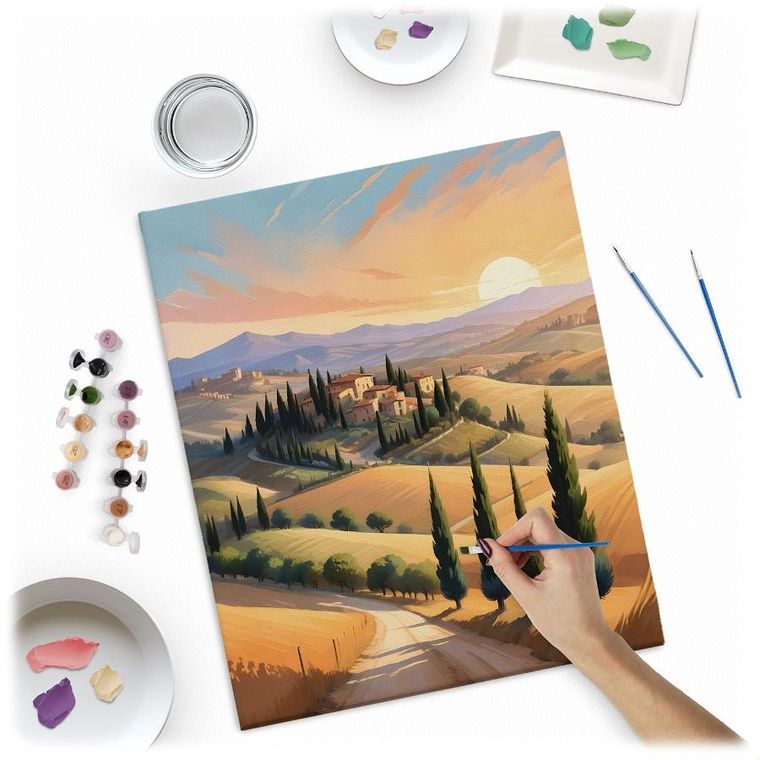 Massido, obraz do malowania po numerach, Pejzaż, 40-50 cm