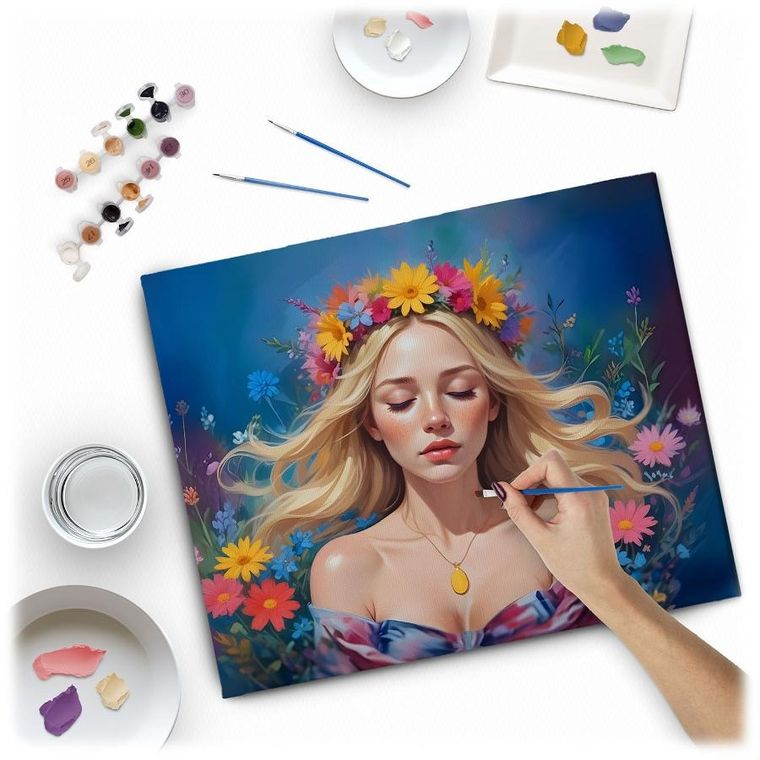 Massido, obraz do malowania po numerach, Portret kobiety, 40-50 cm