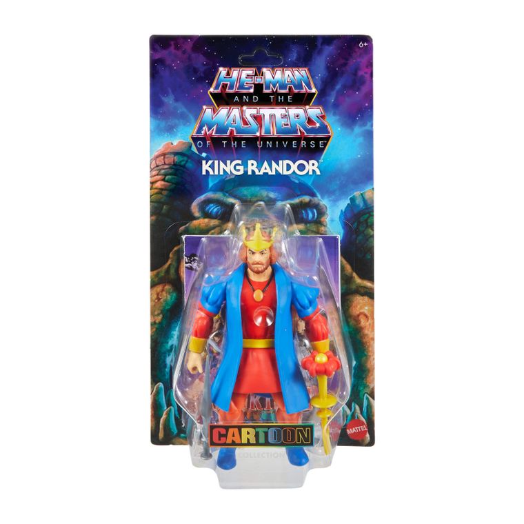 Masters of the Universe Origins, 200X Cartoon Collection, Król Randor, figurka, 14 cm