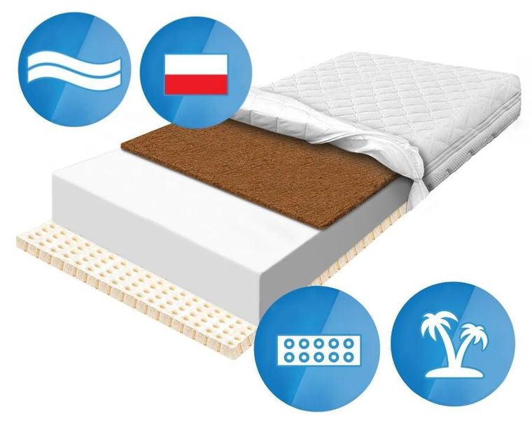 Materace z Gór, Flexi Qualit, materac elastyczny, piankowy, 100-220-25 cm