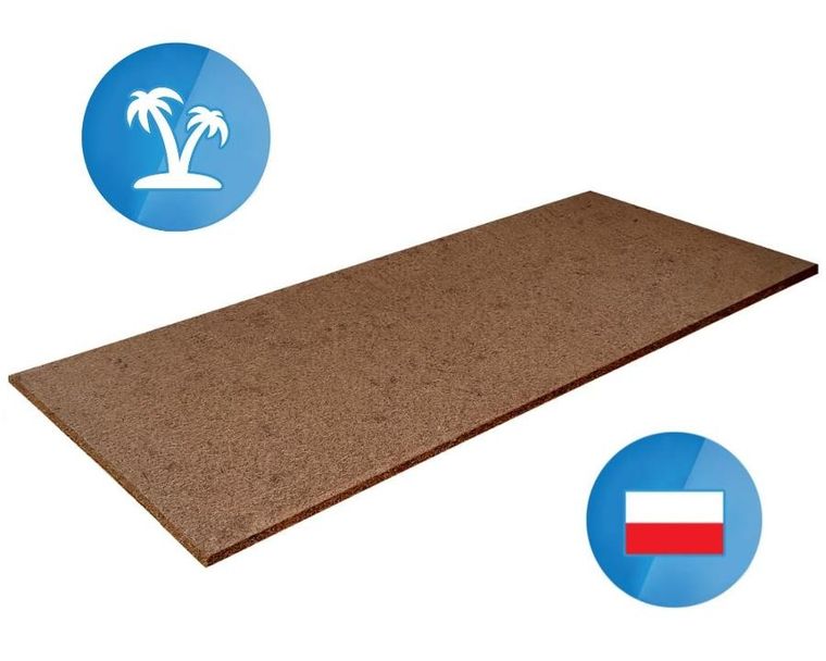 Materace z Gór, Top Kokos, podkład nawierzchniowy, kokosowy, 110-220-1 cm