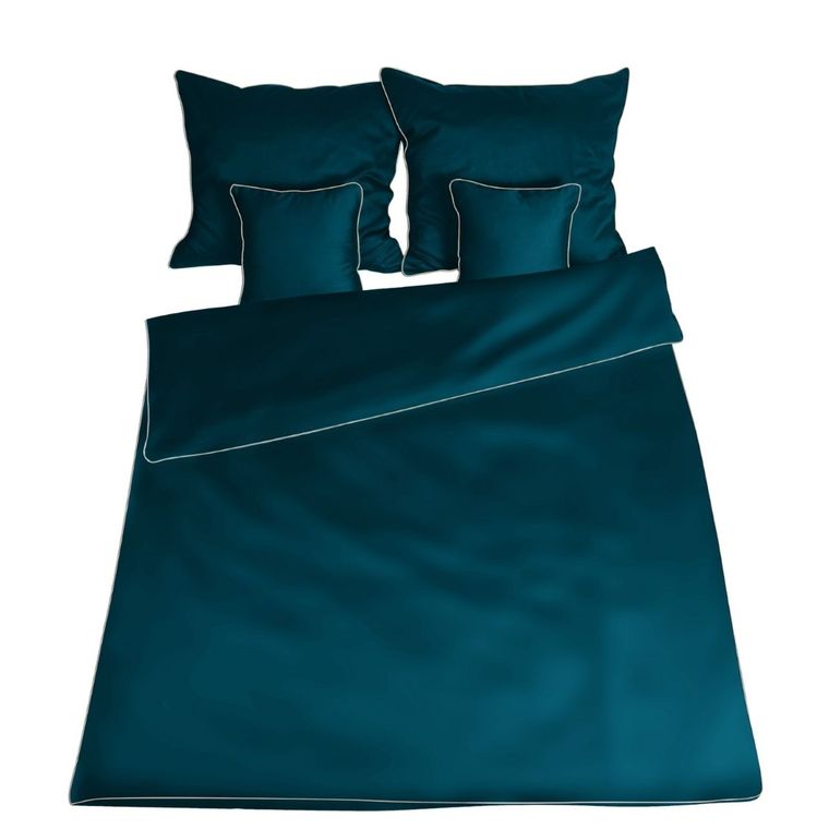 Matex, Gold Line, pościel satynowa, jednobarwna z wypustką, 140-200 cm