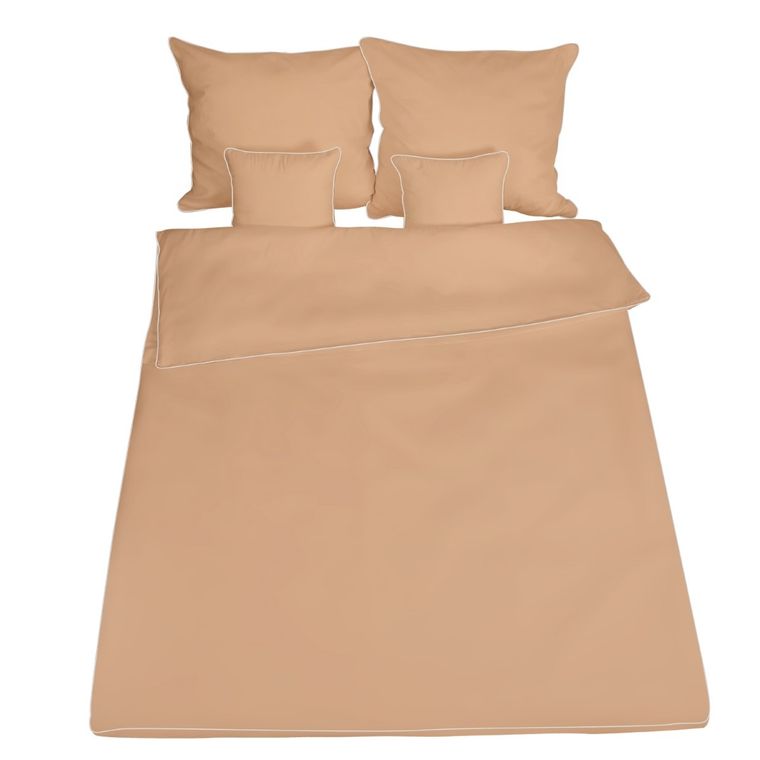 Matex, Gold Line, pościel satynowa, jednobarwna z wypustką, 140-200 cm