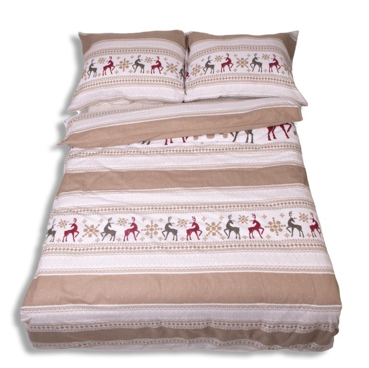 Matex, komplet pościeli flanelowej, 160-200 cm + 2-70-80 cm