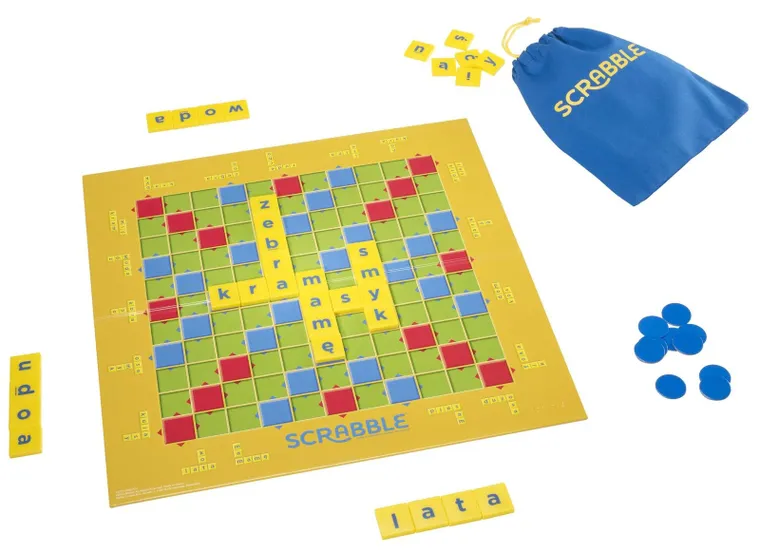Mattel, Scrabble Junior, gra familijna 2w1