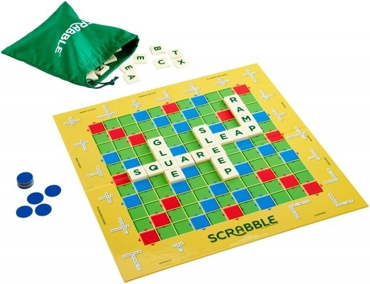 Mattel, Scrabble Practice & Play, gra towarzyska