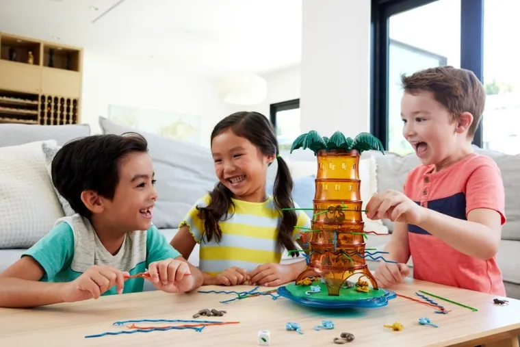 Mattel, Spadające małpki - Zabawa na drzewie, wersja jubileuszowa, gra rodzinna