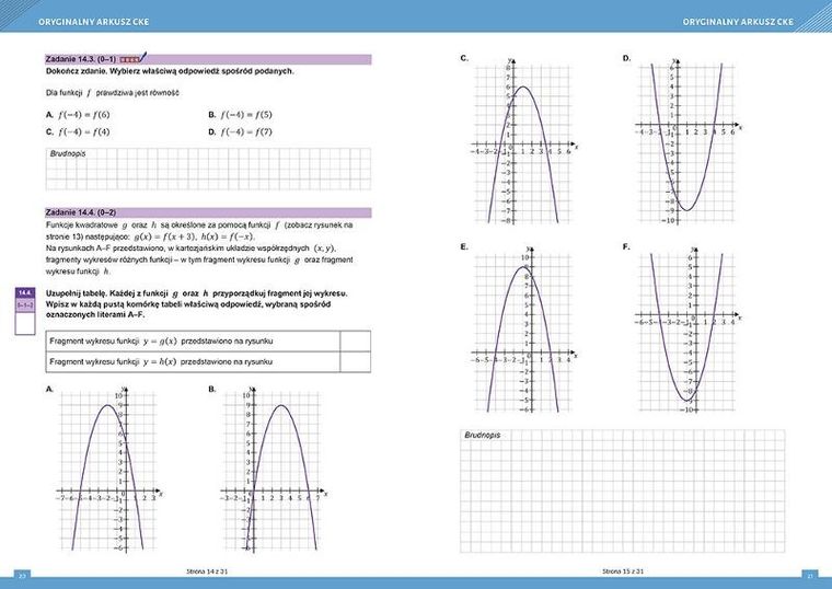 Matura - arkusze. Matematyka ZP