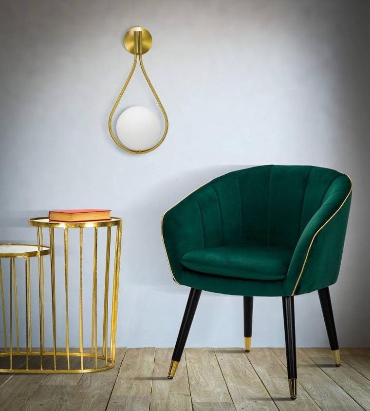 Mauro Ferretti, kinkiet z kulą, Glamy Drop