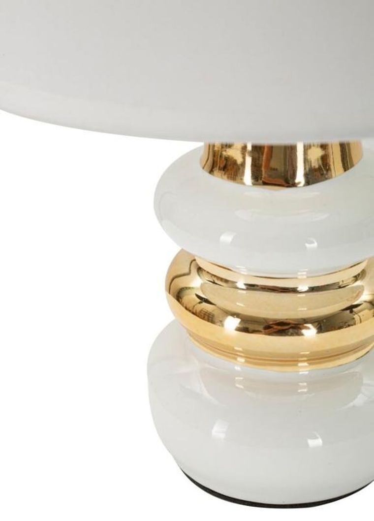 Mauro Ferretti, lampa z ceramiczną podstawą, Tavolo, ø 23 cm