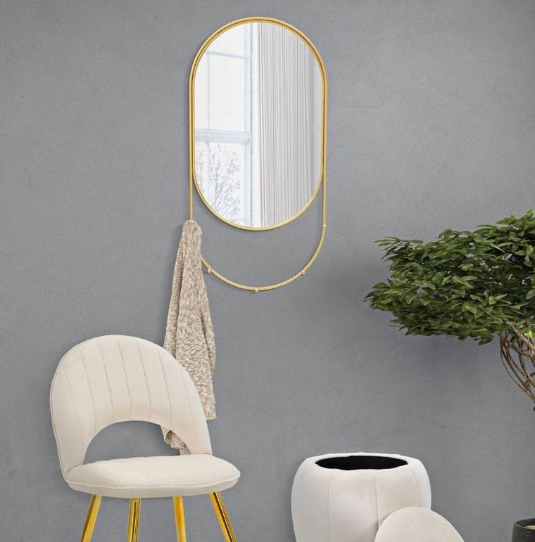 Mauro Ferretti, lustro ścienne z haczykami, 40-80 cm