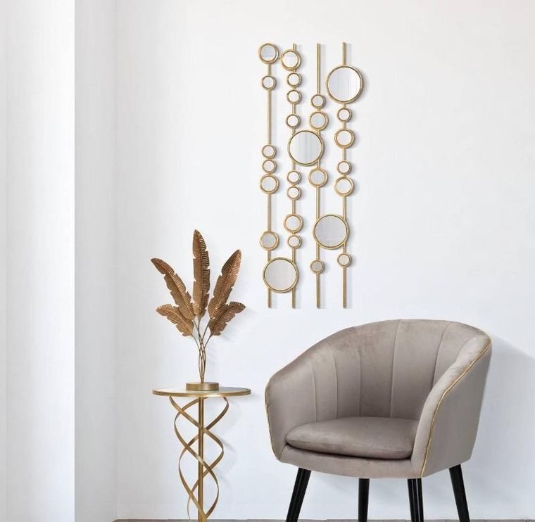 Mauro Ferretti, ozdoba na ścianę z lusterkami, 35.5-90 cm