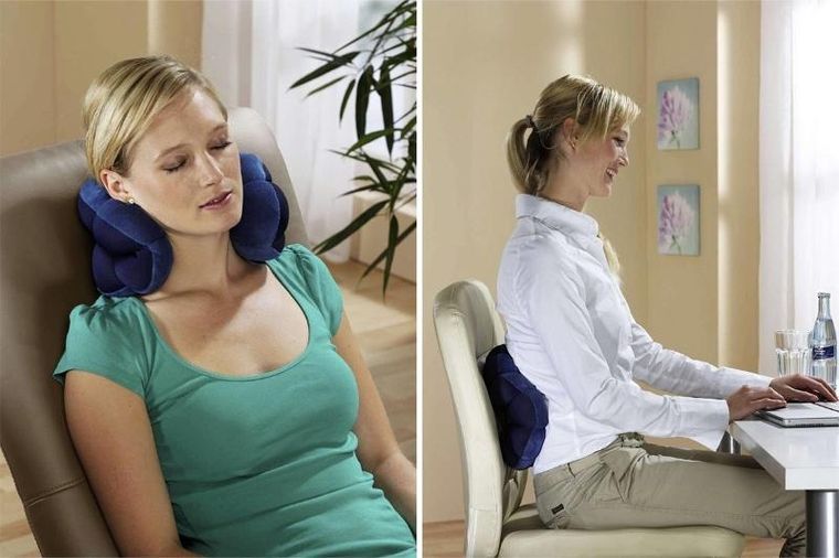 Maximex, poduszka pod plecy, wypełnienie z mikrokulkami, Ø 33 cm