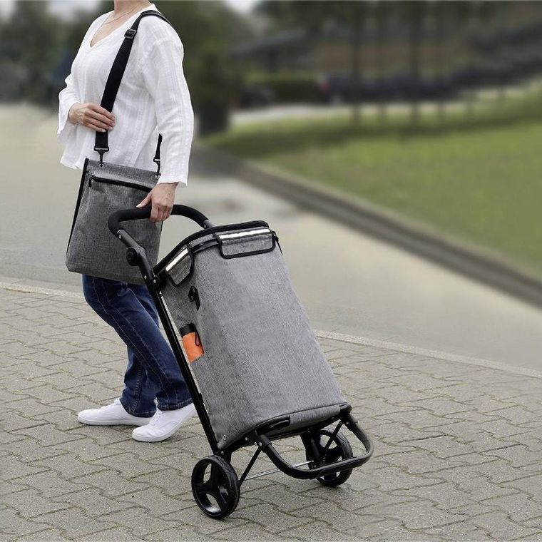 Maximex, wózek na zakupy na kółkach z torbą termiczną, 38 l