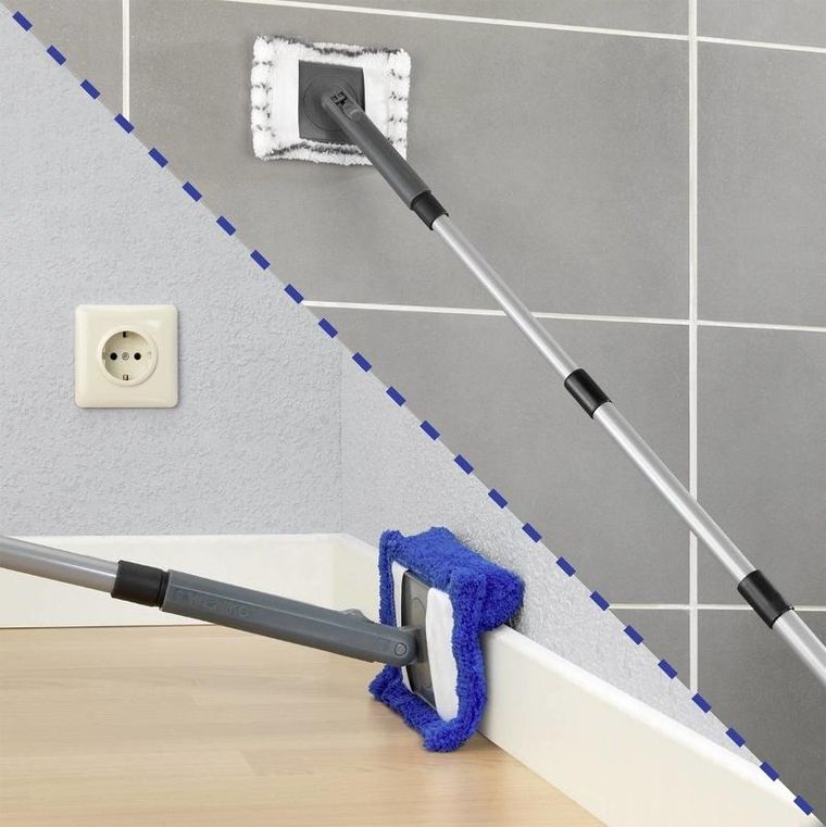 Maximex, zestaw dwóch nakładek do myjki do płytek i krawędzi