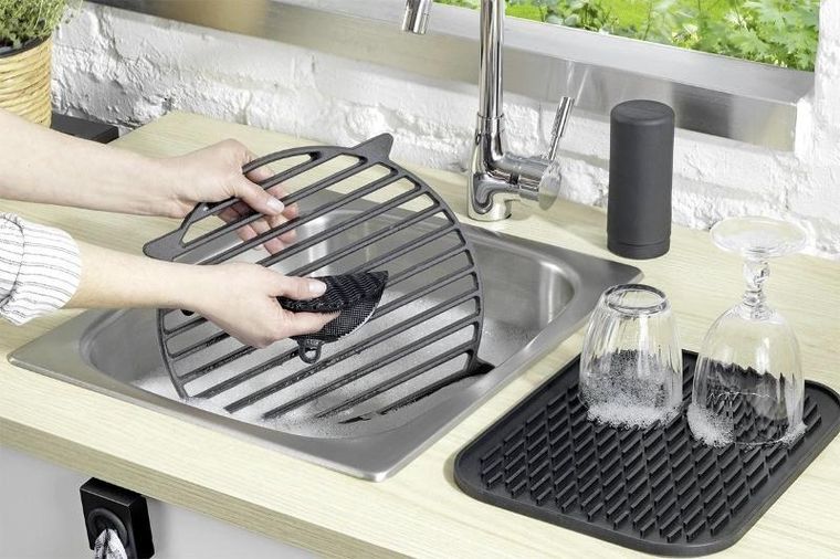 Maximex, zestaw silikonowych myjek do naczyń, 4 szt.