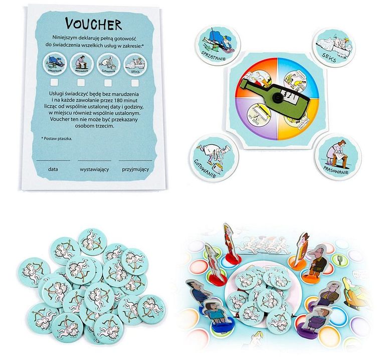 MDR, Gierki Małżeńskie, gra towarzyska ilustrowana rysunkami Andrzeja Mleczki