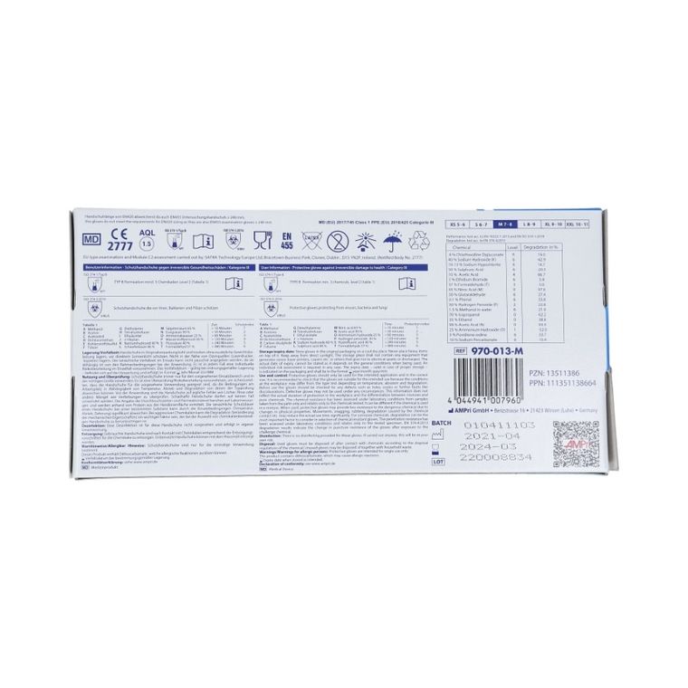 Med Comfort, Pura Comfort, jednorazowe rękawiczki z nitrylu, kolor niebieski, rozmiar M, 100 szt.