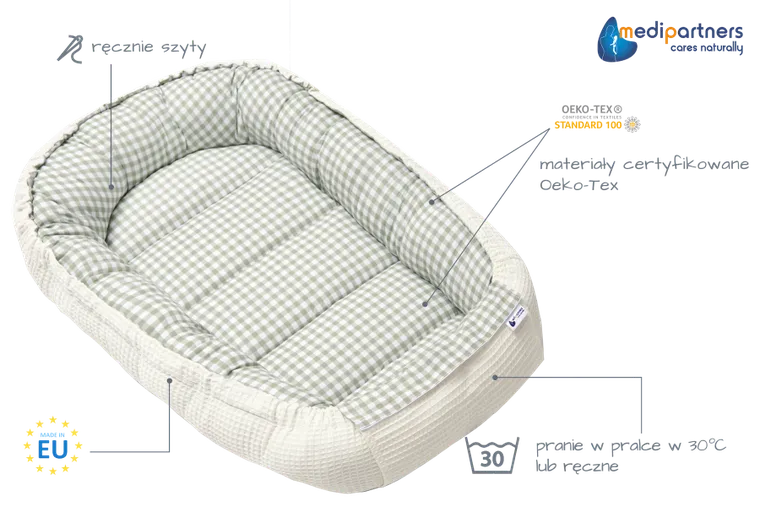 Medi Partners, gniazdo niemowlęce, kokon, wafel
