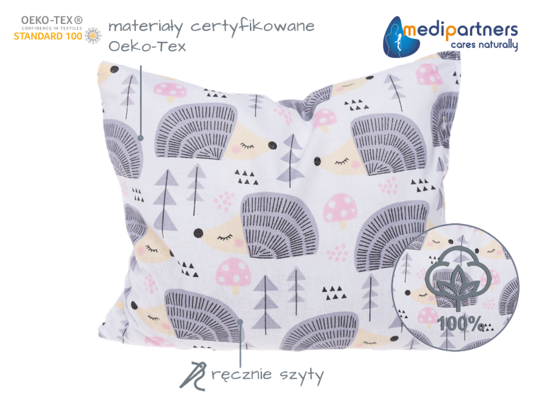 Medi Partners, Jeże, duży termofor z pestkami wiśni