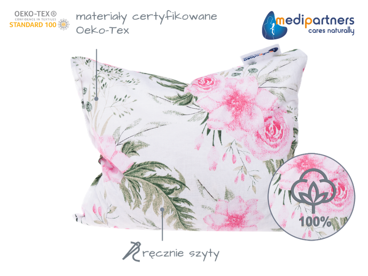 Medi Partners, Kwiaty, duży termofor z pestkami wiśni