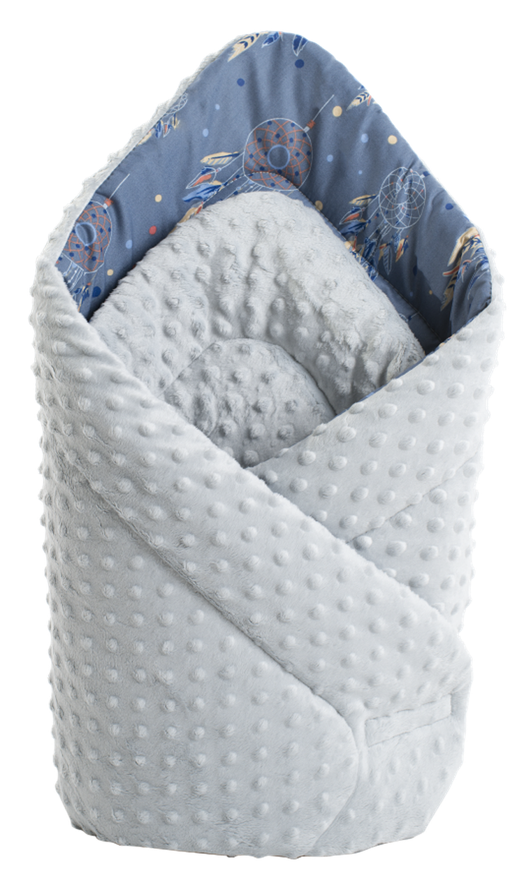 Medi Partners, Łapacze Snów, rożek niemowlęcy minky, szary