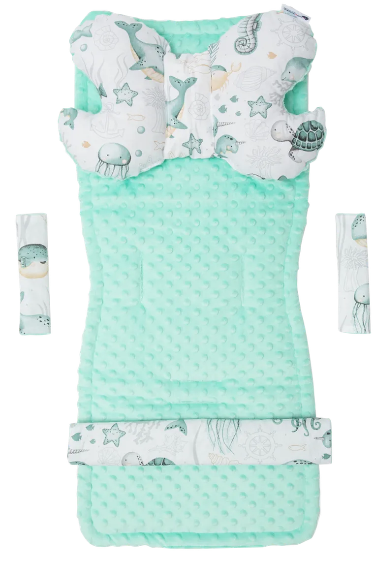 Medi Partners, Ocean, wkładka do wózka, zestaw, 4 elementy